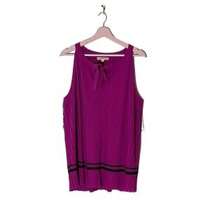 Rosie‎ Pope Darcy maternity pleated sleeveless blouse XL